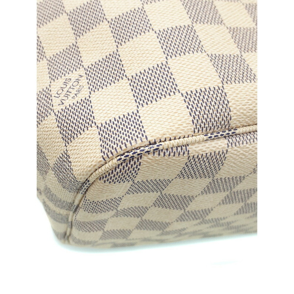 Louis Vuitton Azur Tote Bag White Neverfull Damier - Picture 4 of 8
